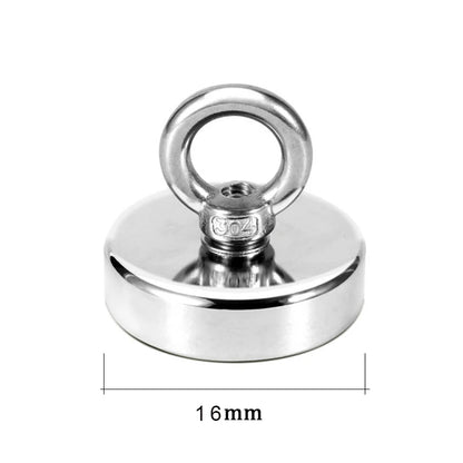 Super Strong Neodymium Fishing Magnets Heavy Duty imanes Magnet with Countersunk Hole Eyebolt for Salvage Magnetic Fishing
