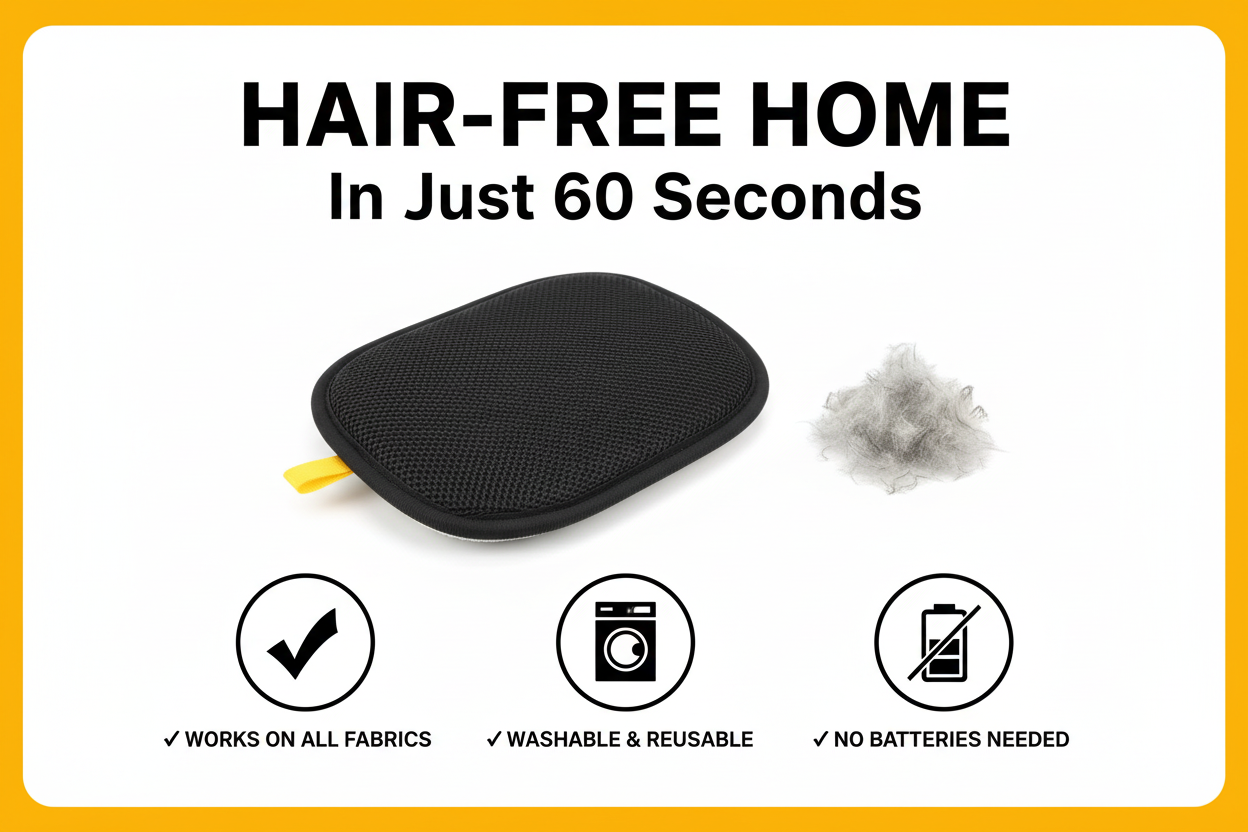 Hair Free Home Clean Banner